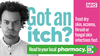 Man with straight face.